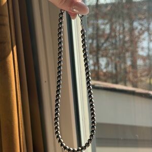 Sterling Silver Navajo pearl Necklace